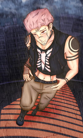 Sukuna runs this town~! Sukuna runs this town~!